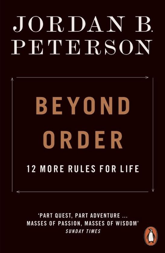 Image van een boek genaamd Beyond Order van Jordan Peterson