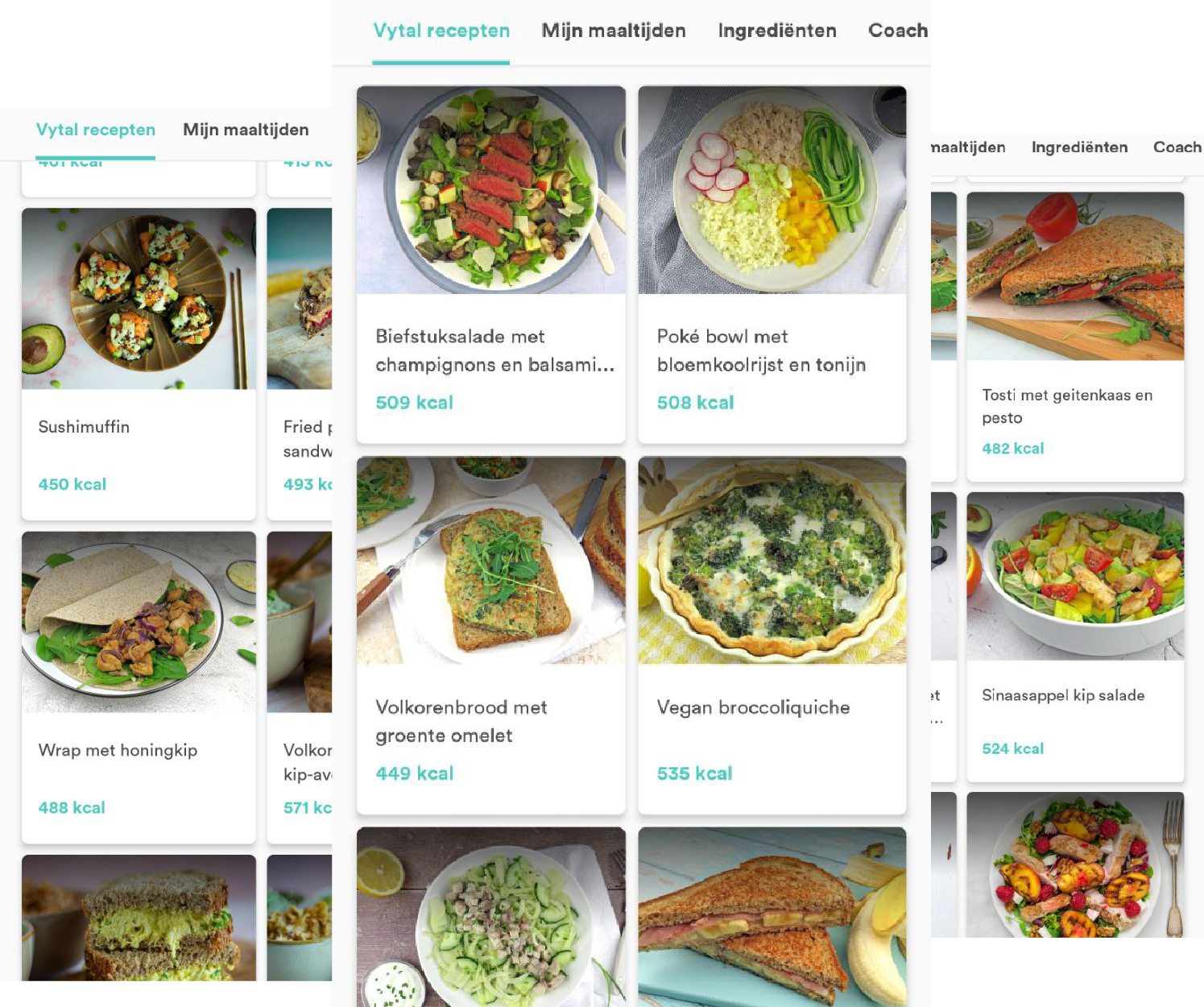 Plaatje van verschillende app gerechten