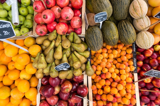 Supermarket healthy food