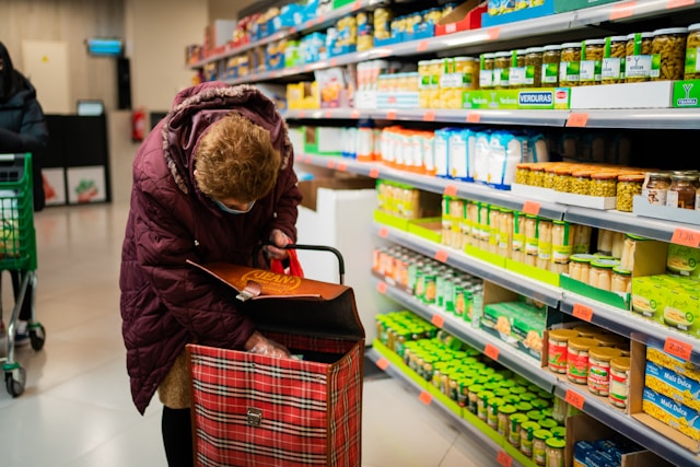 Supermarket shopping