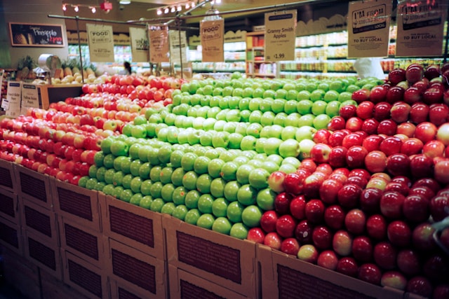 Supermarket fruit department