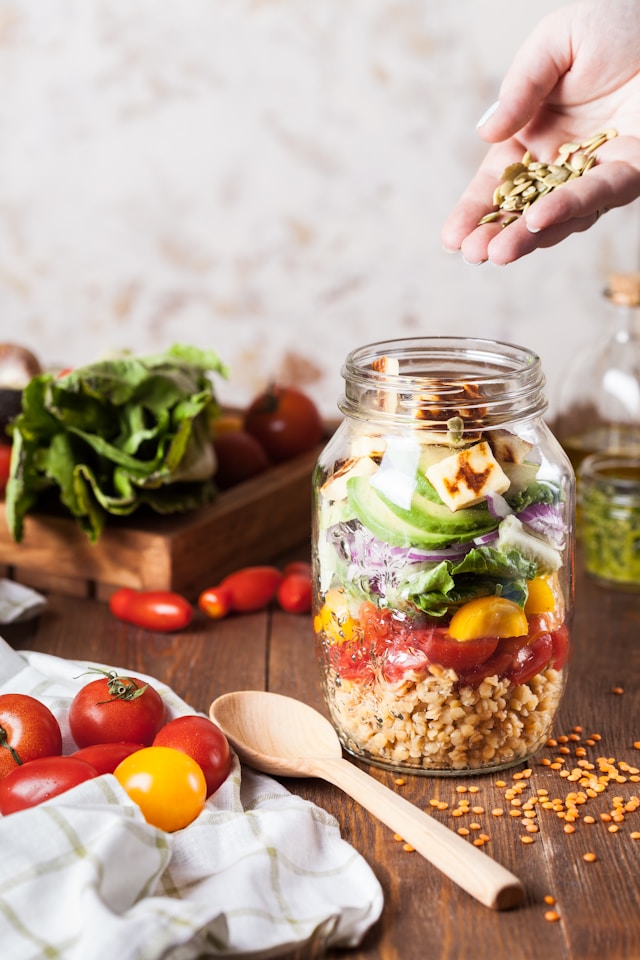 Jar of nuts