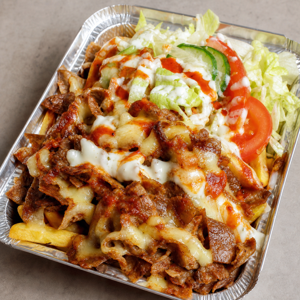 How many calories are in a kapsalon?