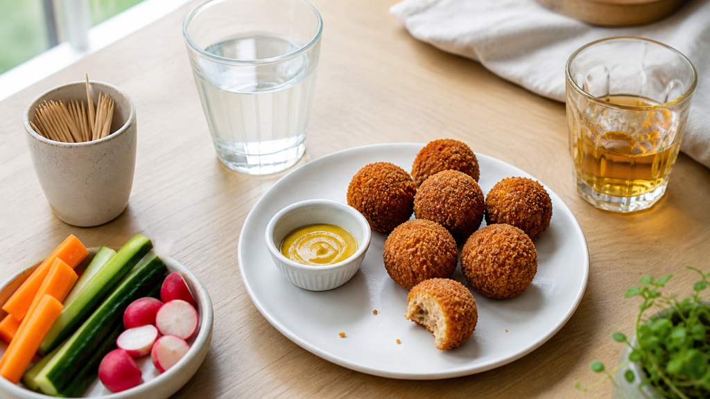 Bitterballen calories: party snacks, portions and sauce