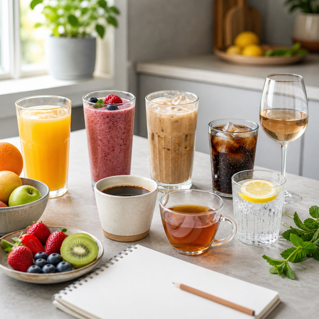 Liquid calories: soda, juice, smoothies and coffee drinks